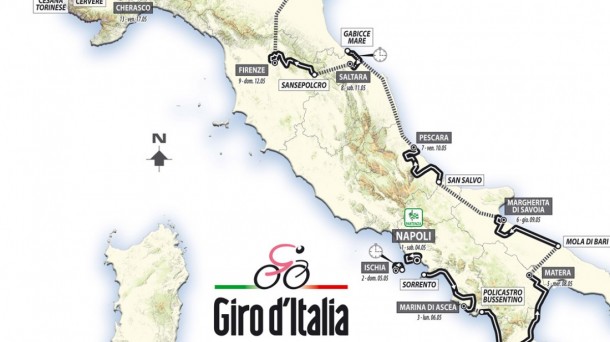 Giro de Italia 2013. Foto: EFE