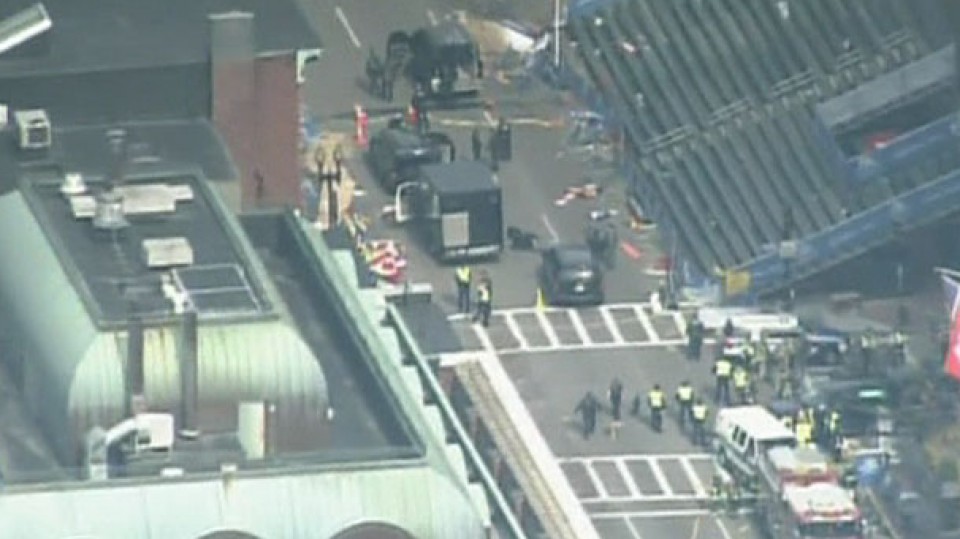 Explosión en el Maratón de Boston. Foto: EiTB