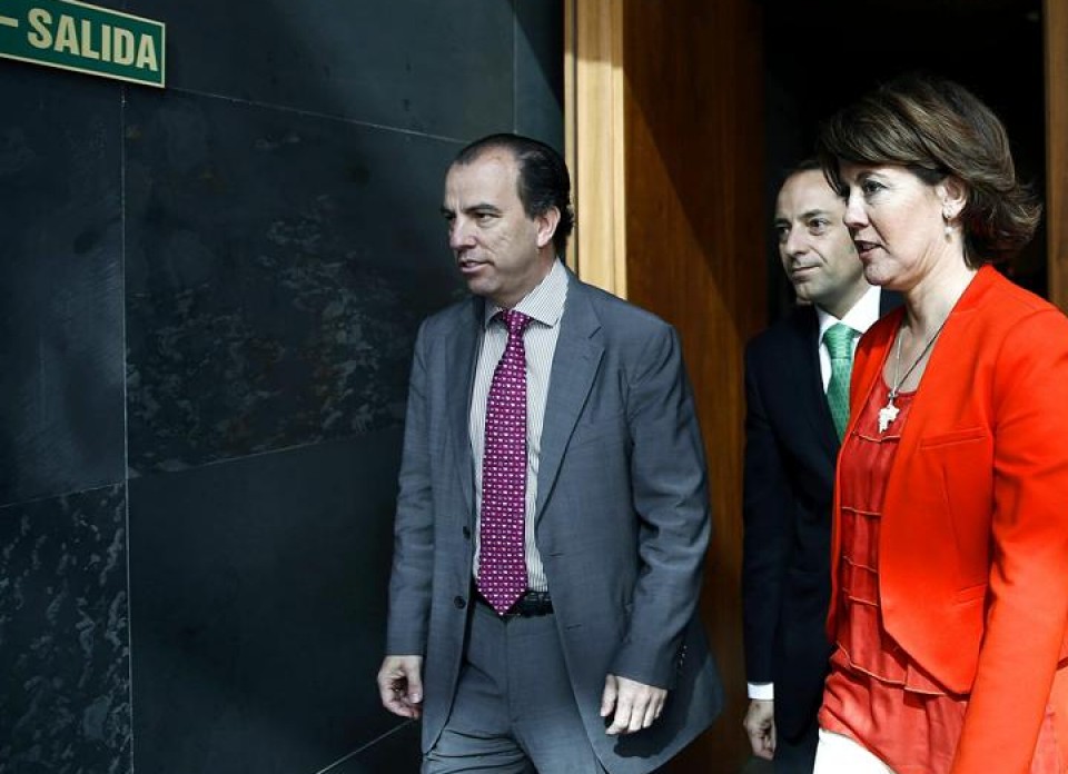 La presidenta del Gobierno de Navarra y de UPN, Yolanda Barcina. EFE