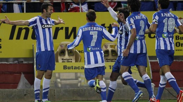 La Real Sociedad s'est imposée 2 à 1 sur la pelouse du FC Séville. Photo: EFE