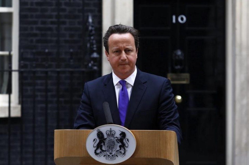 David Cameron, dijo que una intervención militar en Siria no supondría "una invasión". Foto: EFE
