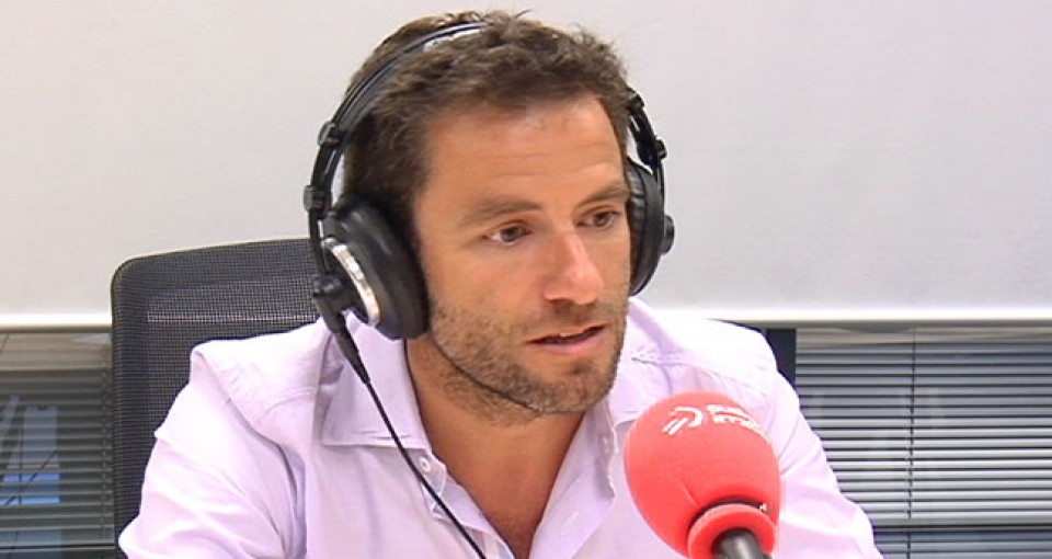 El portavoz parlamentario del PP vasco, Borja Sémper, en una entrevista en Radio Euskadi. EiTB