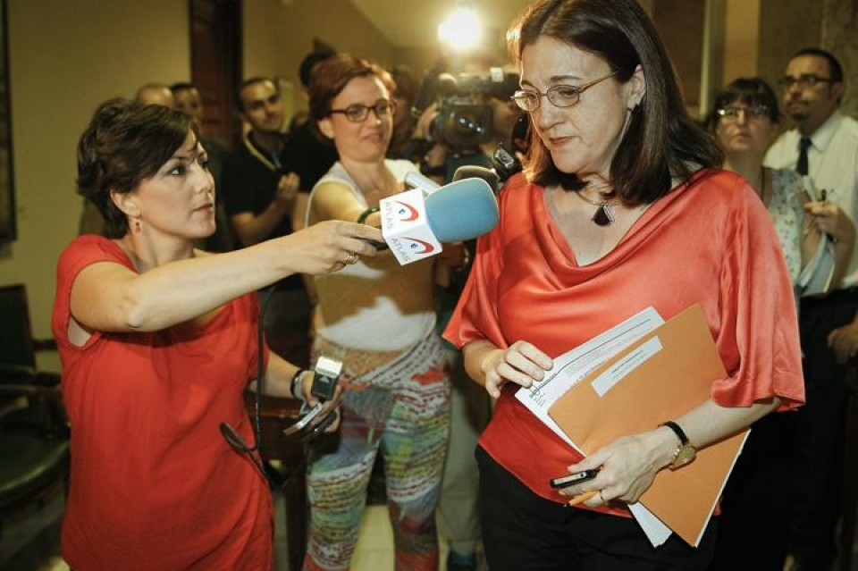 Soraya Rodriguez (PSOE). Argazkia: EFE.