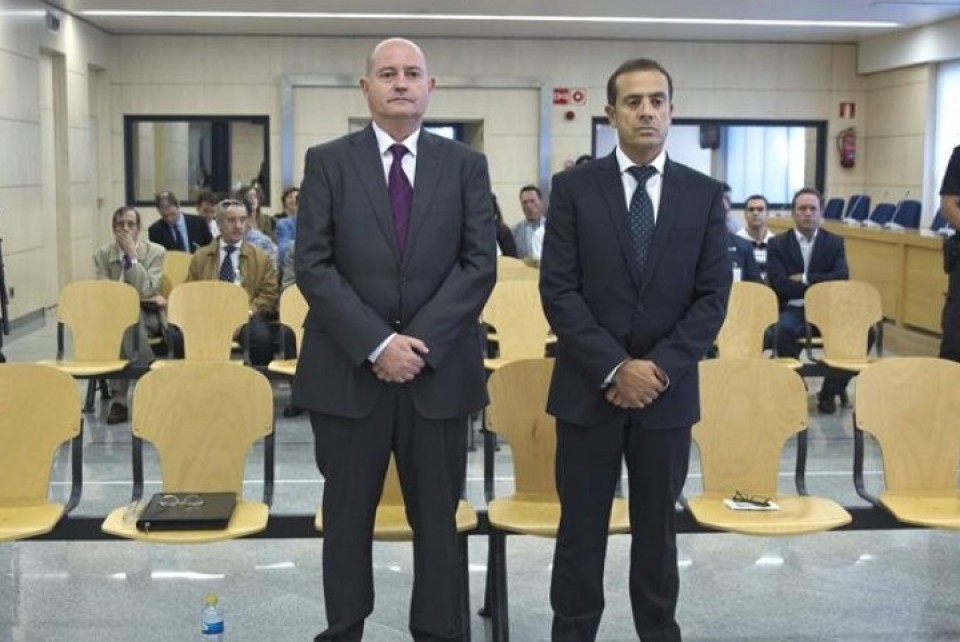 Enrique Pamies y José María Ballesteros en el juicio. Foto: EFE