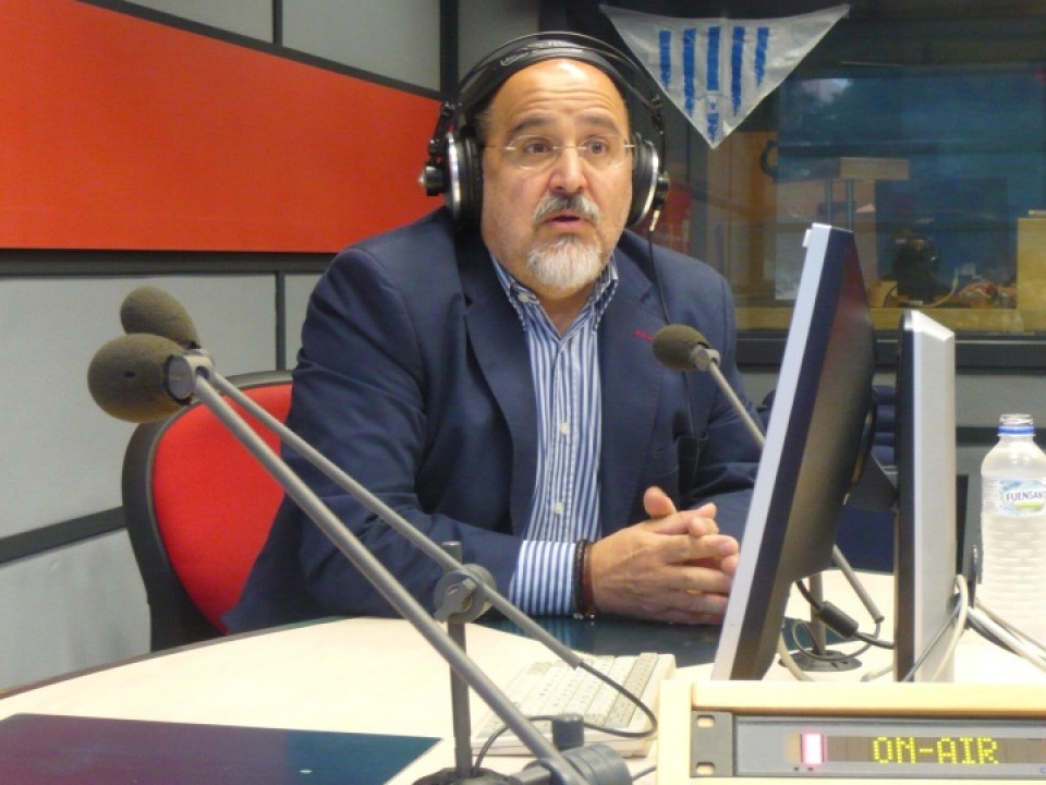 Txarli Prieto, secretario general del PSE de Álava, en Radio Vitoria. 16/09/2013
