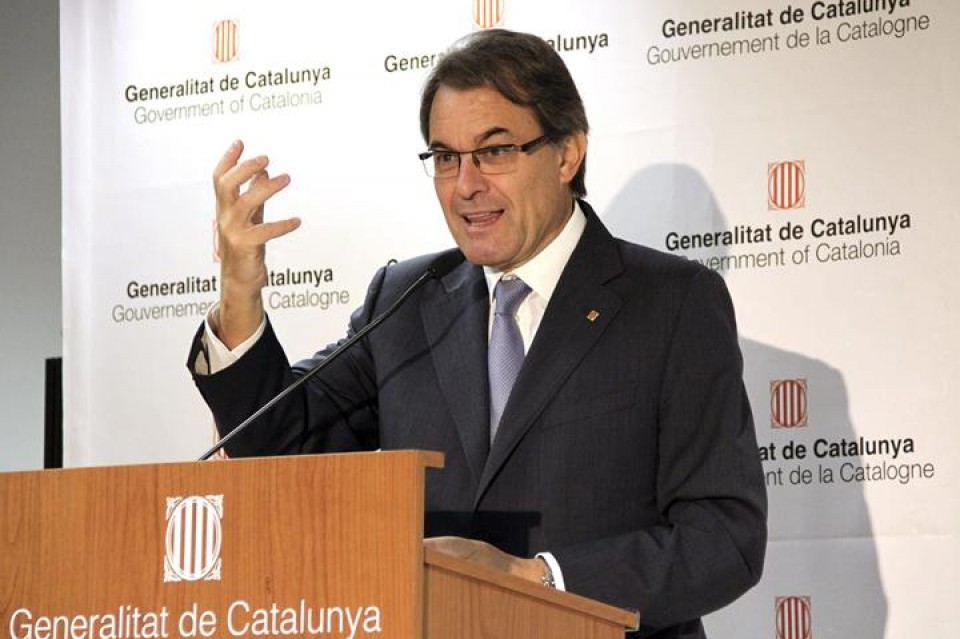 Artur Mas, Generalitateko presidentea. Efe.