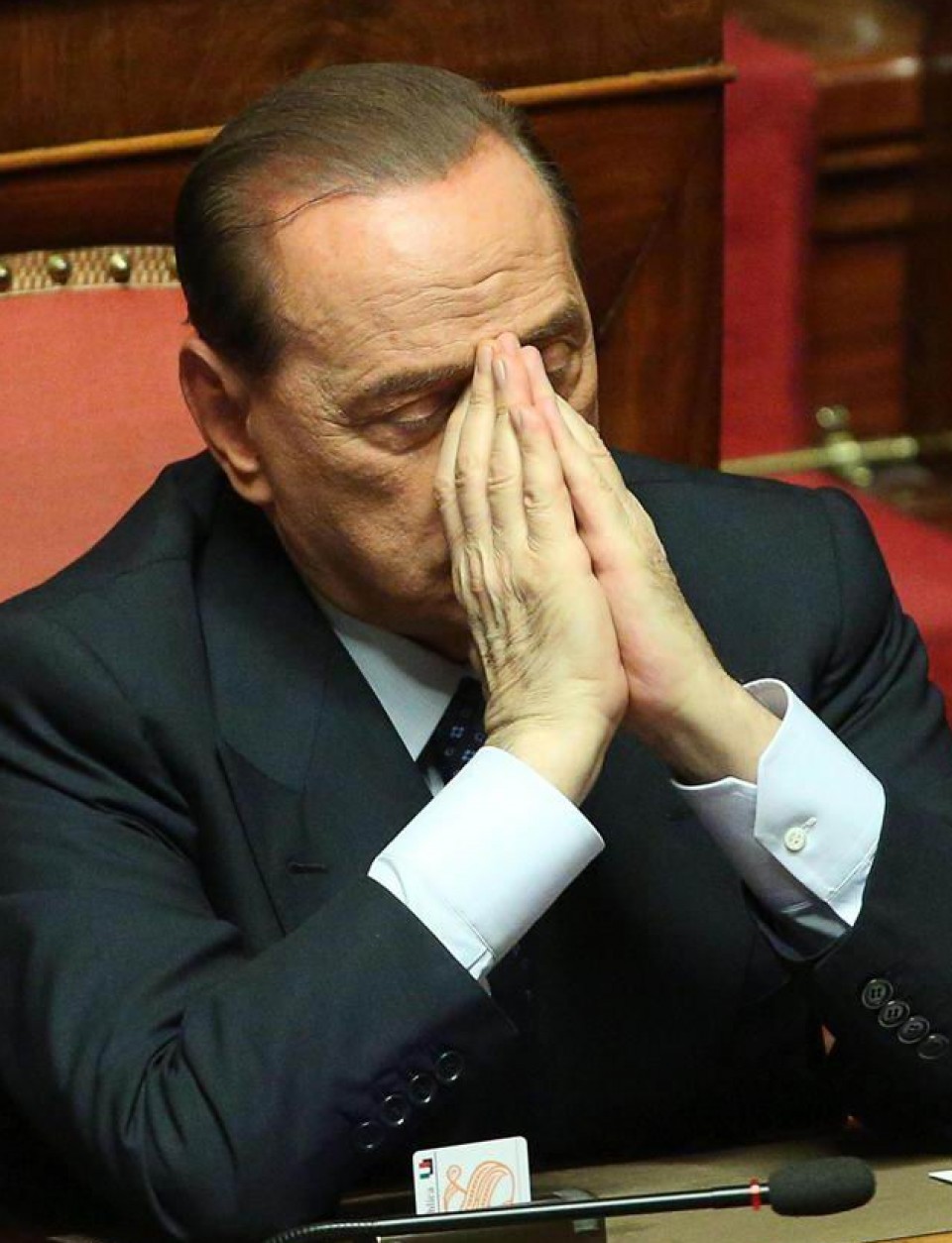 Silvio Berlusconi. Foto de archivo