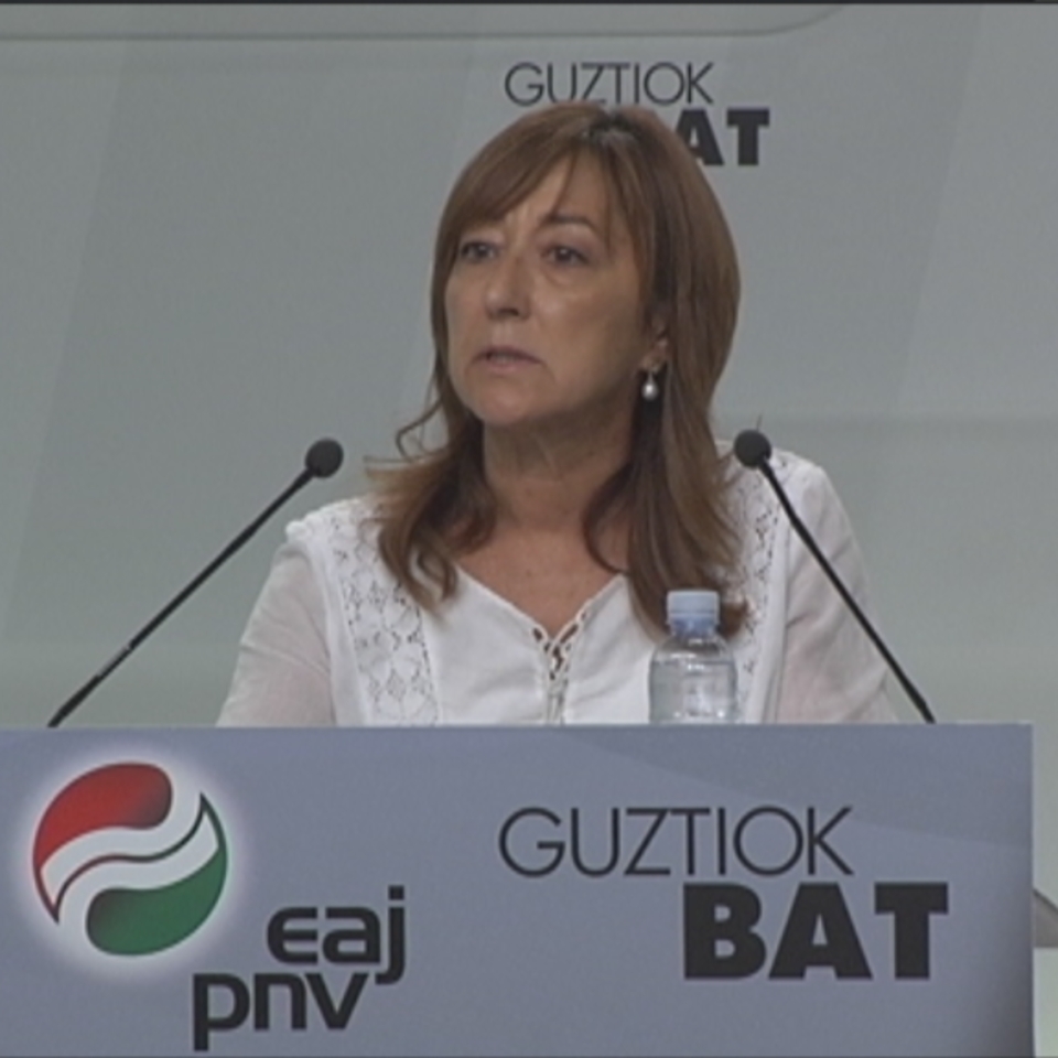 Pilar García de Salazar durante la rueda de prensa