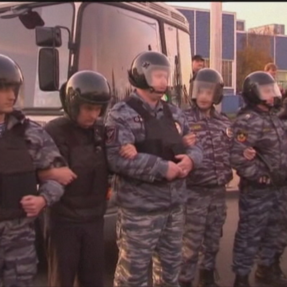 La policía de Moscú.