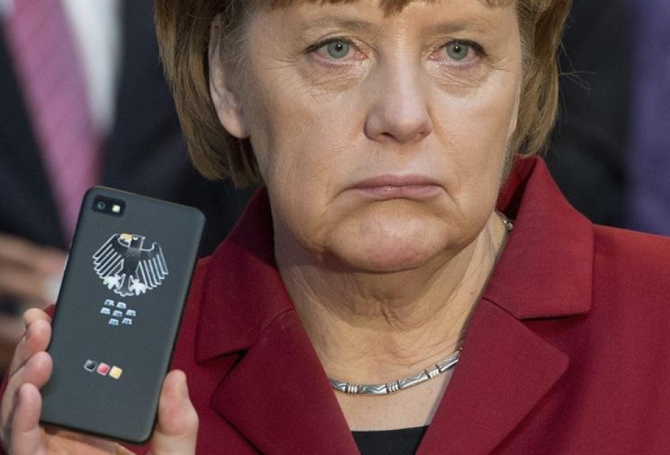 Alemania denuncia el supuesto espionaje de EE. UU. a Ángela Merkel. Foto: EFE