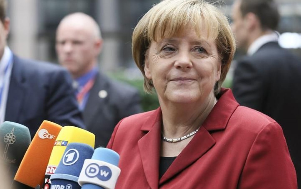 La canciller de Alemania, Angela Merkel, en Bruselas. Foto: EFE