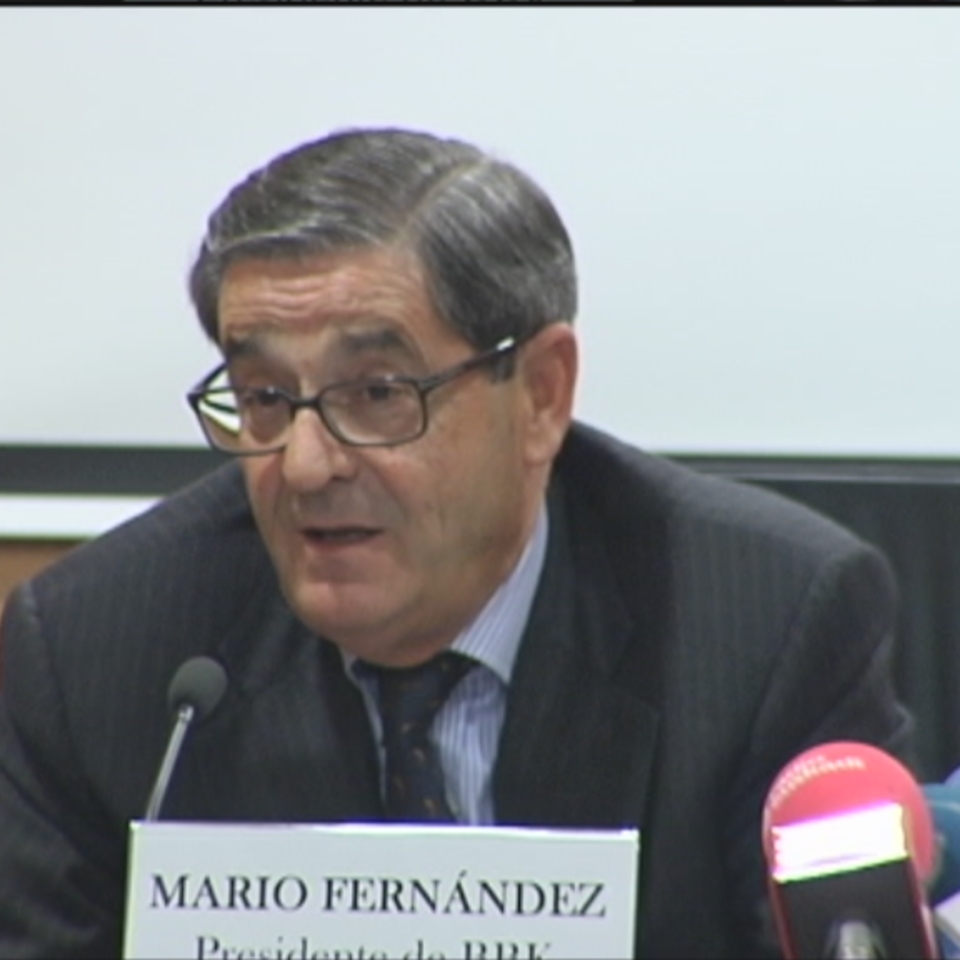 Mario Fernández dejará hoy de ser presidente de la BBK. EiTB