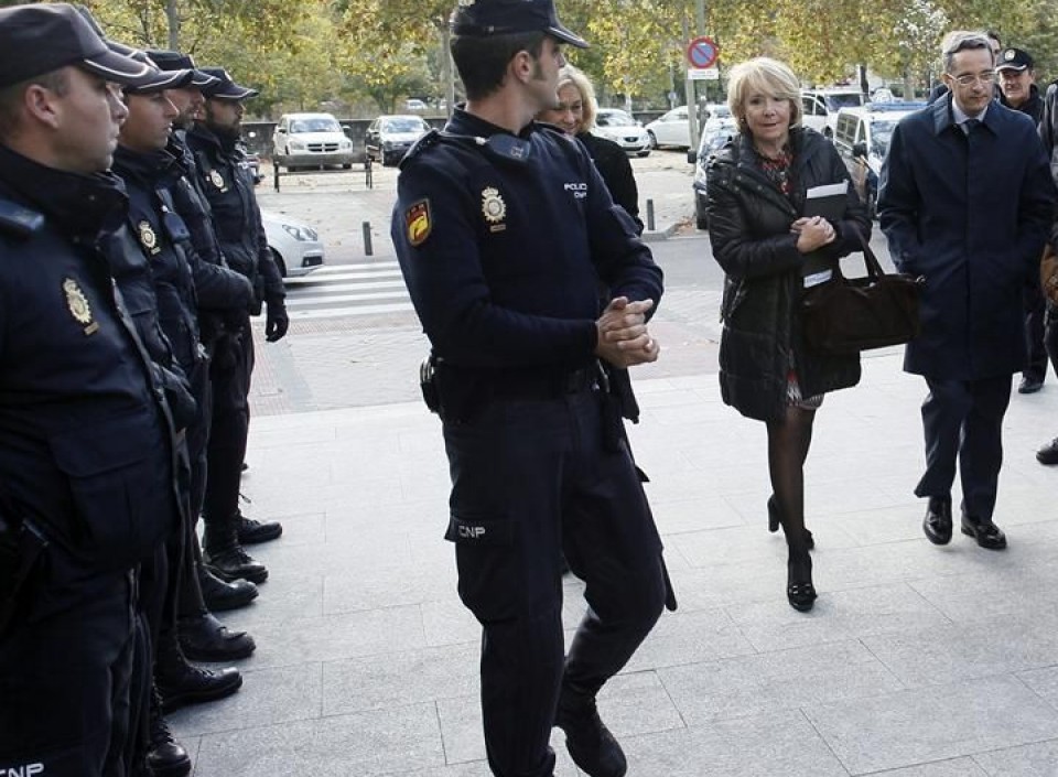 La expresidenta de la Comunidad de Madrid Esperanza Aguirre. Foto: EFE