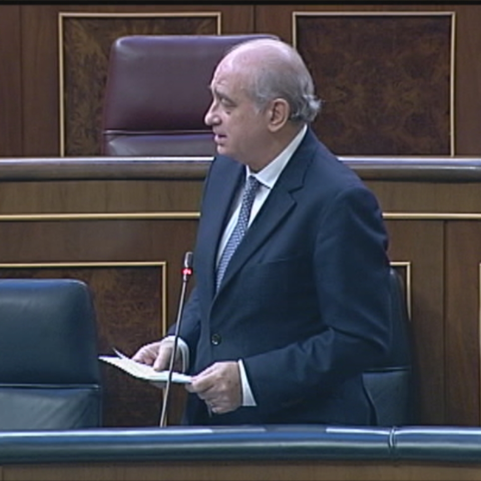 El ministro de Interior, Jorge Fernández Díaz. EFE.