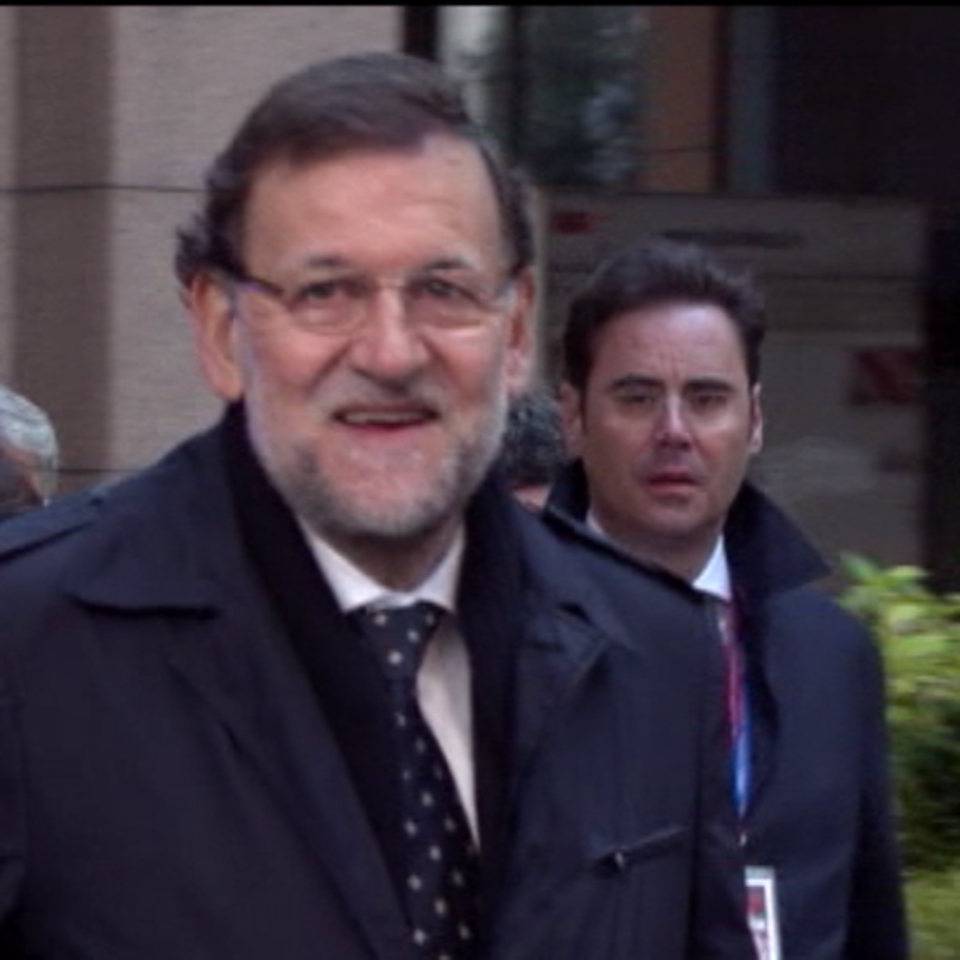 Mariano Rajoyk PPren zuzendaritzaren bilearen ostean hitz egin du. Argazkia: EiTB.