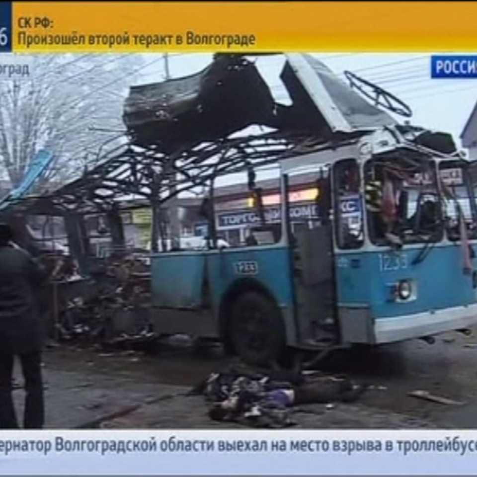 Imágenes del atentado sucedido ayer en Volgogrado (Rusia). EFE
