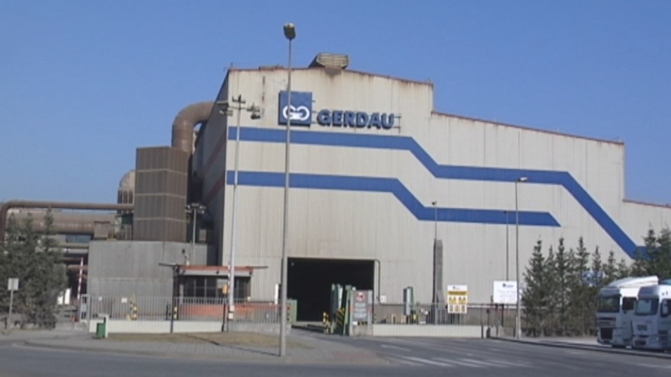 La planta de Gerdau en Basauri (Bizkaia). Imagen de archivo: EiTB
