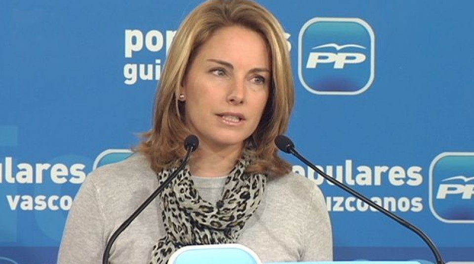 Arantza Quiroga presidenta de los populares vascos. Foto: EiTB