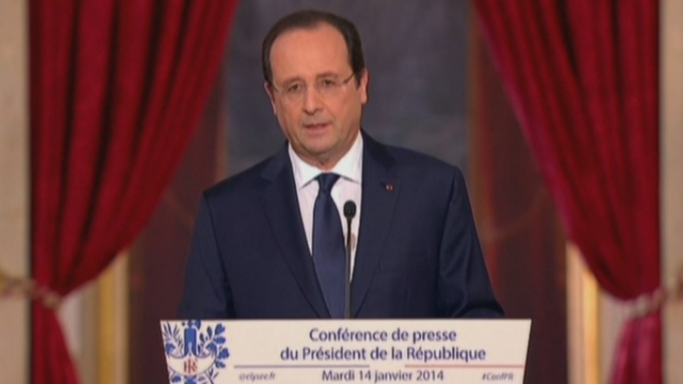 Hollande rehúsa pronunciarse sobre su situación sentimental