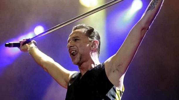 Depeche Mode, en un concierto. 