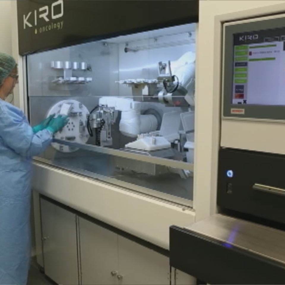 El robot 'Kiro Oncology'. Foto. EiTB