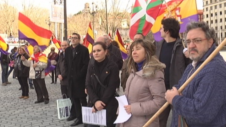 Un acto por la República en Bilbao. EFE