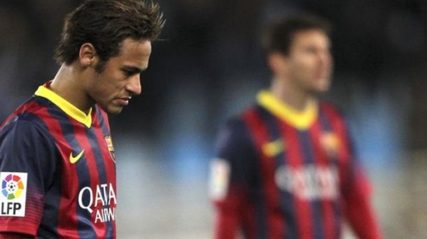 Neymar, en un partido del Barcelona / EFE.