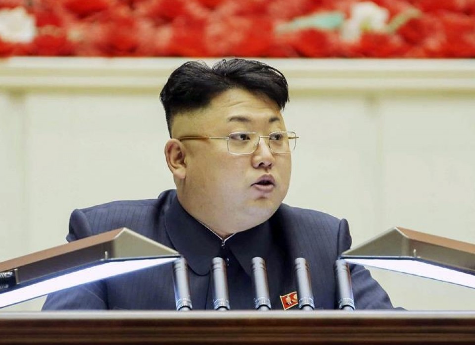 Kim Jong-un, Ipar Koreako liderra. Argazkia: EFE