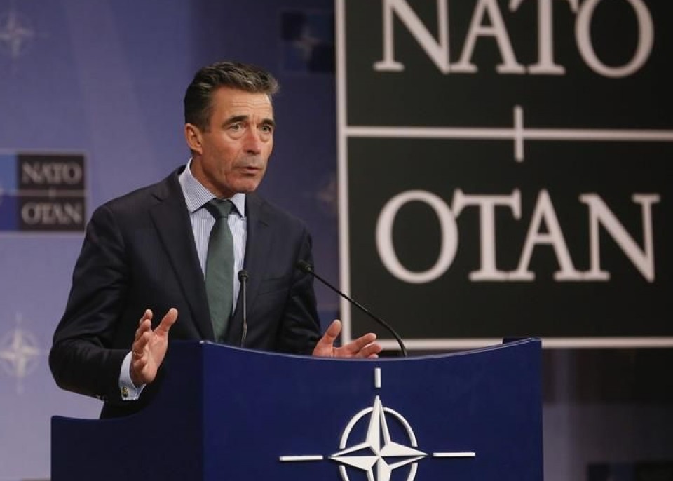 Anders Fogh Rasmussen NATOko idazkari nagusia. Argazkia: EFE