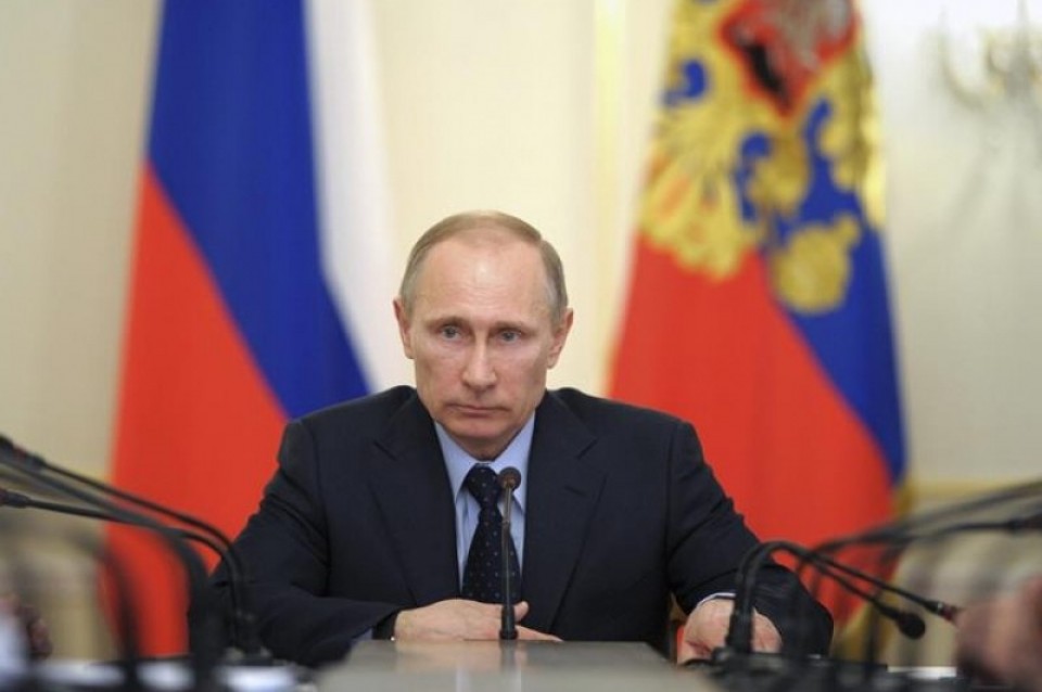 Vladimir Putin Errusiako presidentea. EF