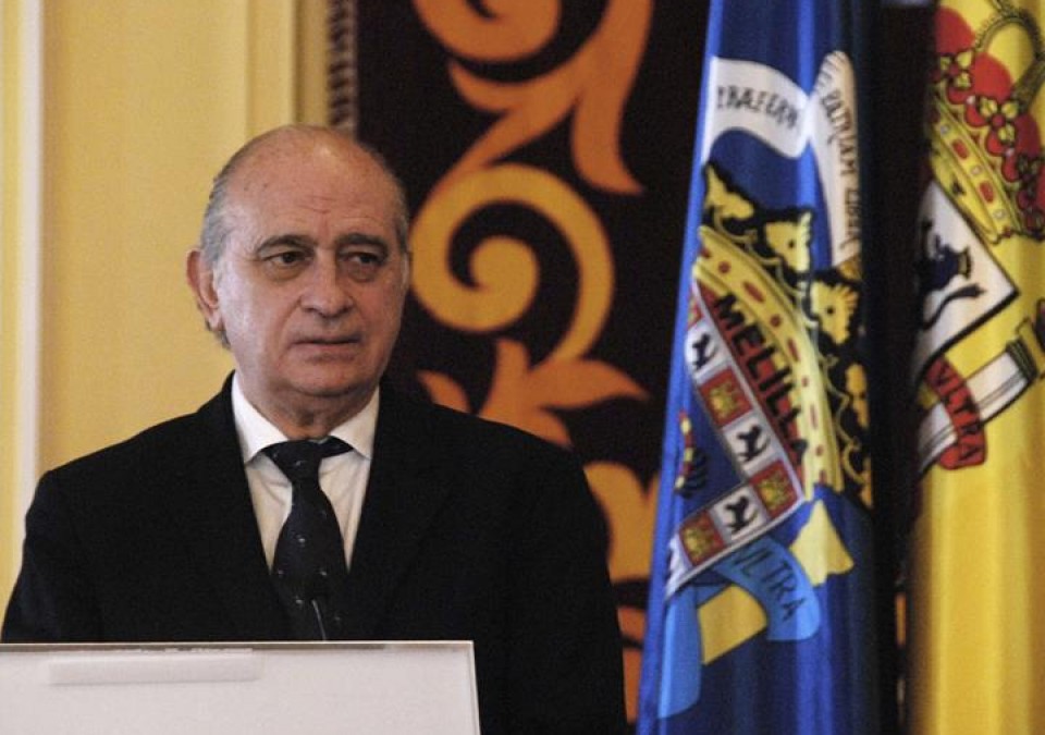 Jorge Fernandez Diaz Espainiako Gobernuko Barne ministroa. EFE