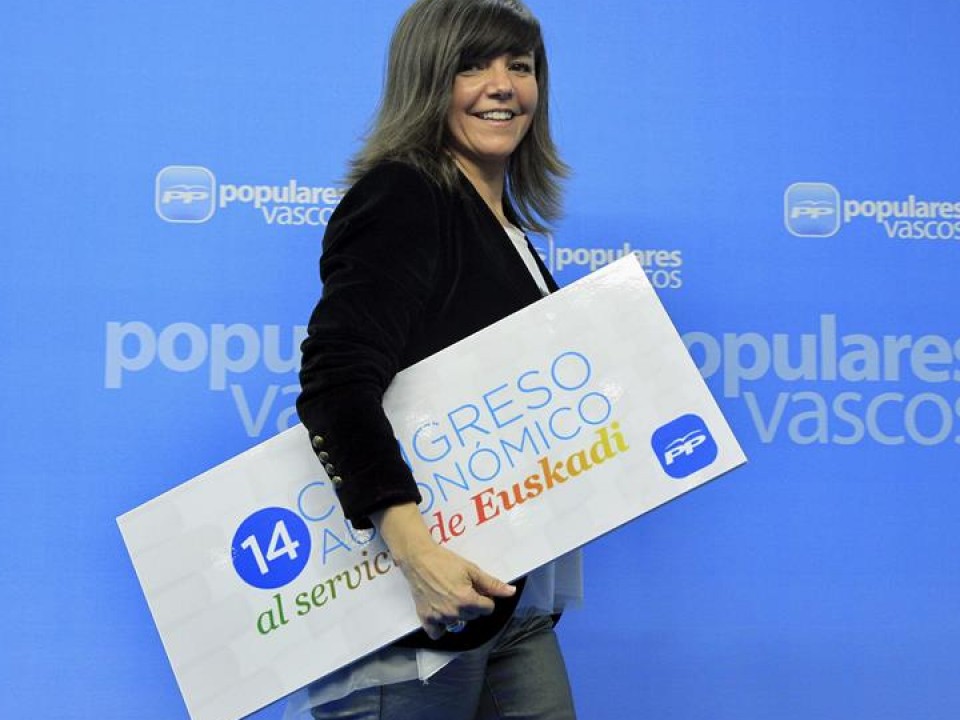 Nerea Llanos Gómez, la nueva secretaria general del PP del País Vasco. Foto: EFE