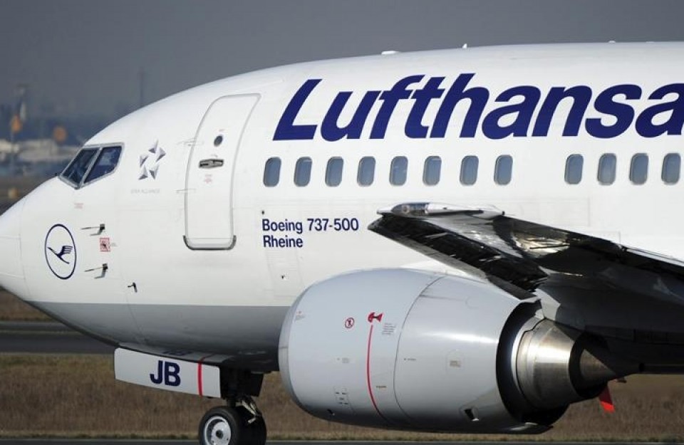 Avión de Lufthansa. EFE.