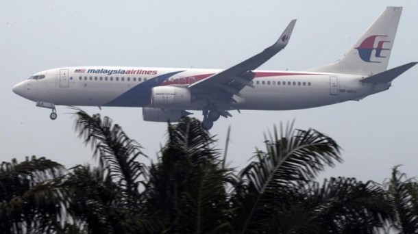 ¿Dónde está el avión Boeing 777 de Malasya Airlines?
