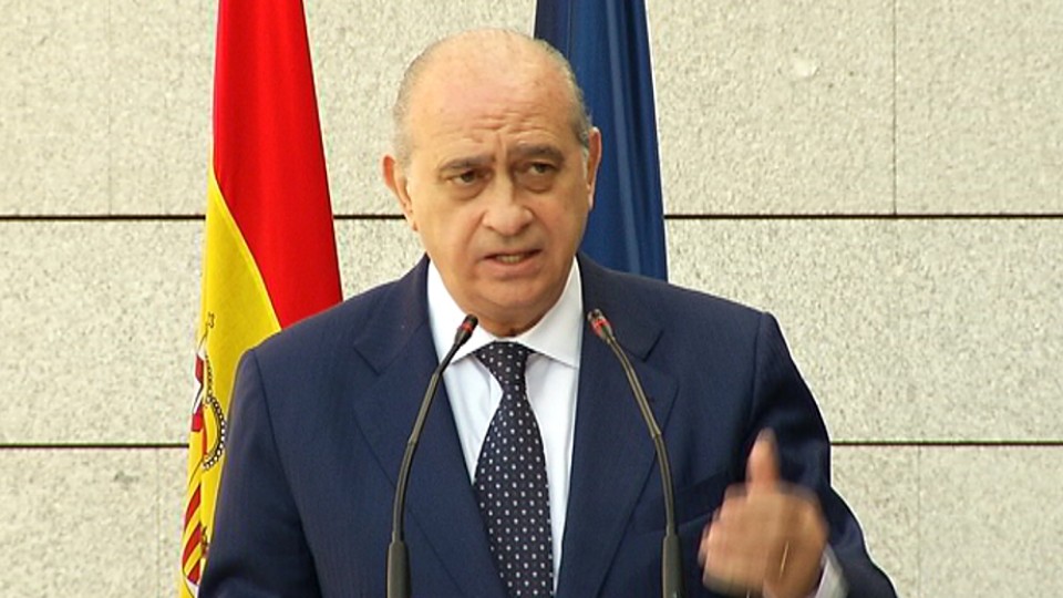 El ministro del Interior español Jorger Fernández Díaz.