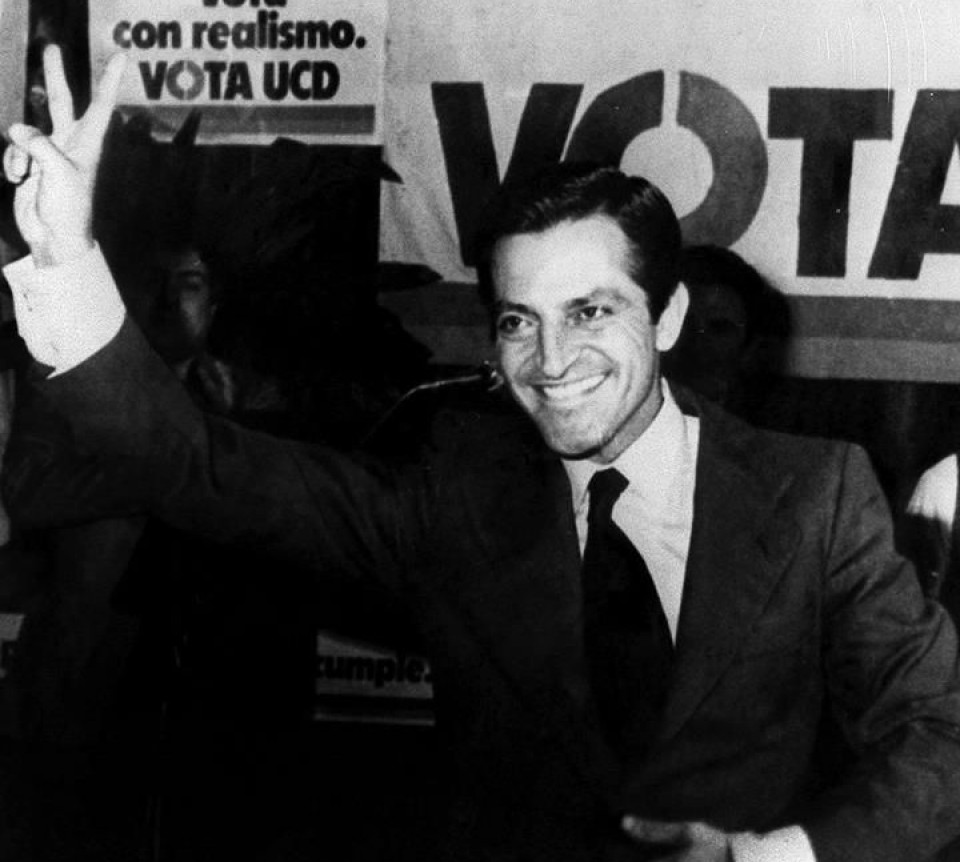 Adolfo Suárez durante su trayectoria política. Foto: EFE