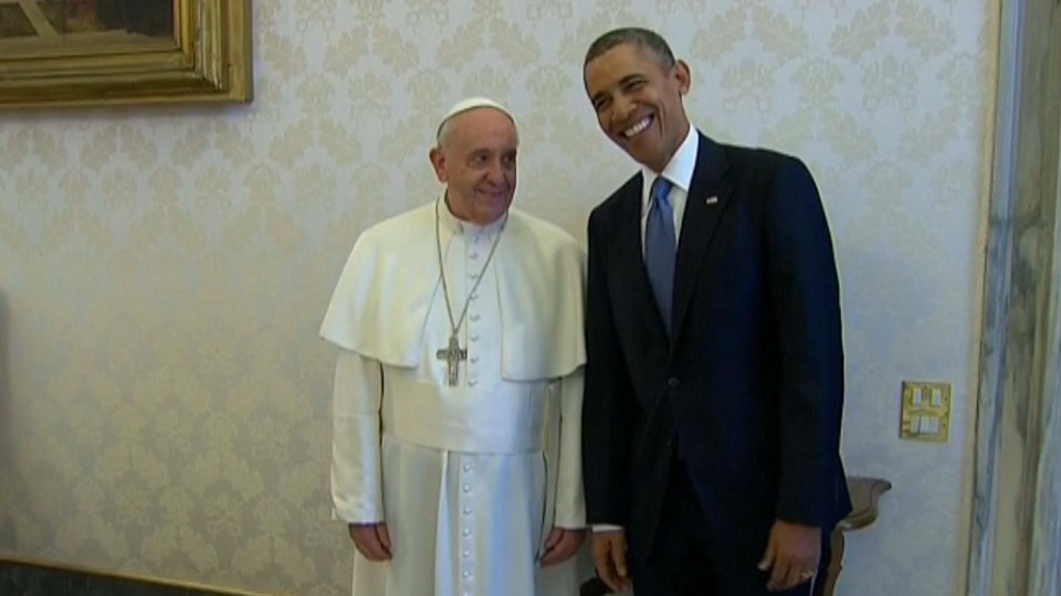 Barack Obama y el Papa Francisco. Foto: EiTB