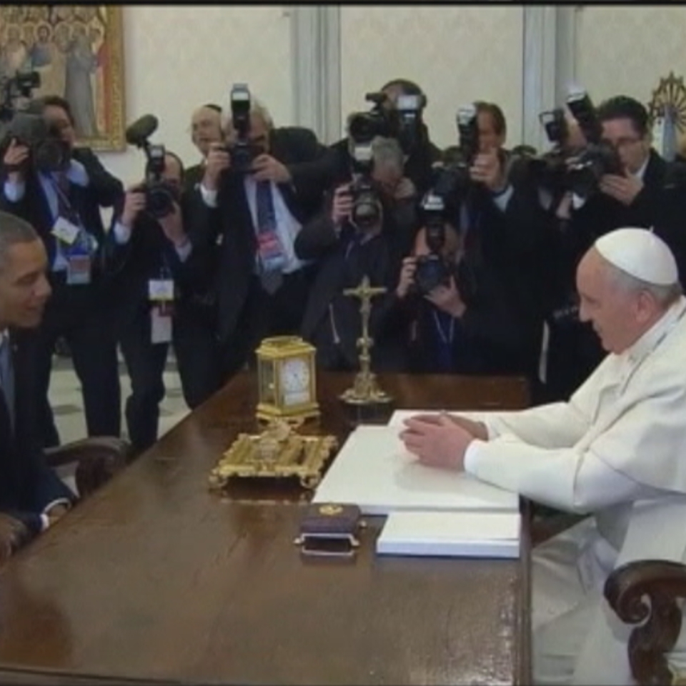 Barack Obama y el Papa Francisco. Foto: EiTB