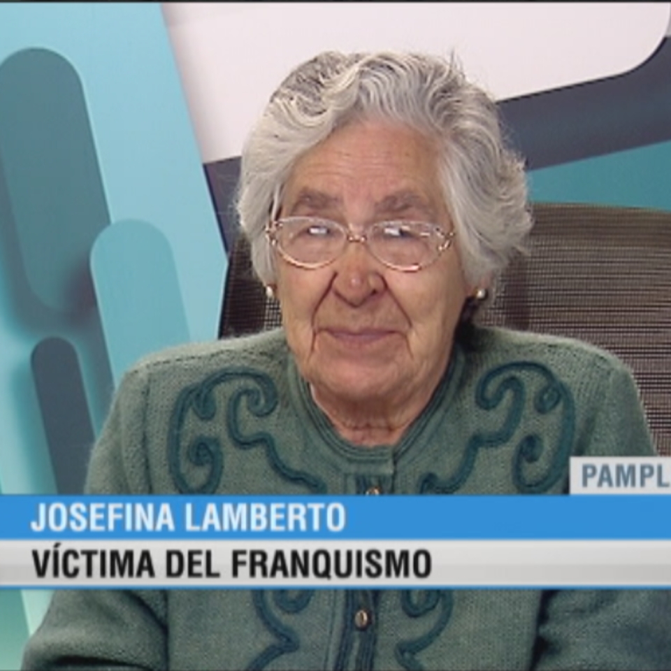 Emocionante testimonio de Josefina Lamberto, víctima del franquismo