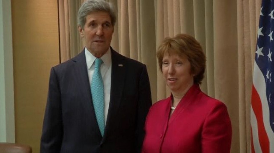 Entrevista entre Kerry y la jefa de la diplomacia europea en Ginebra