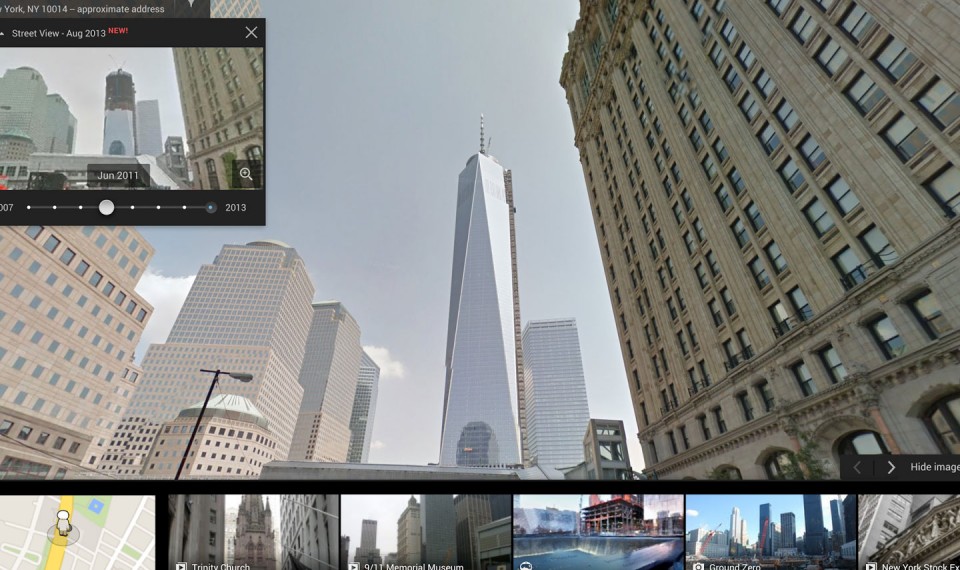 Freedom Tower Nueva York Google Street View