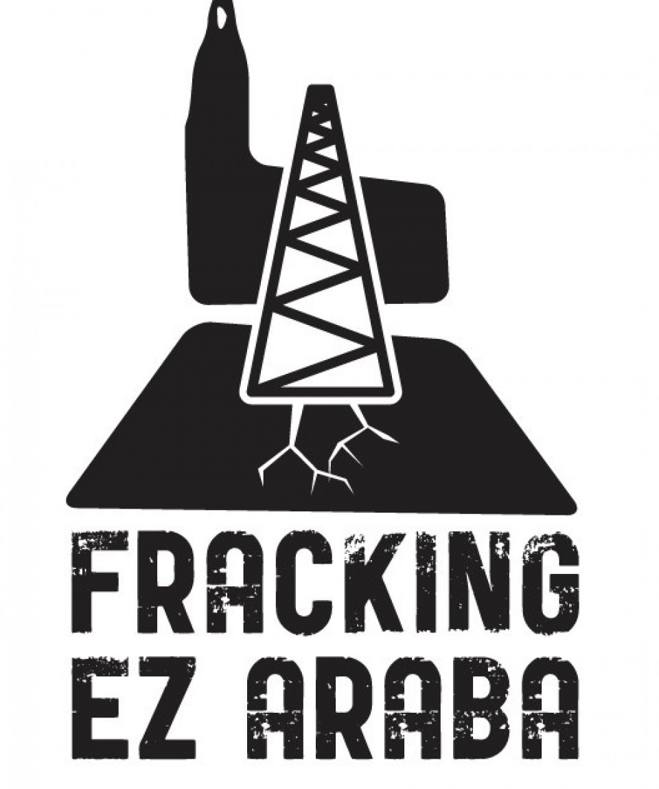 ‘Fracking ez’-ek 100.000 sinaduratik gora bildu zituen frackinga galarazteko. Artxiboko irudia. 
