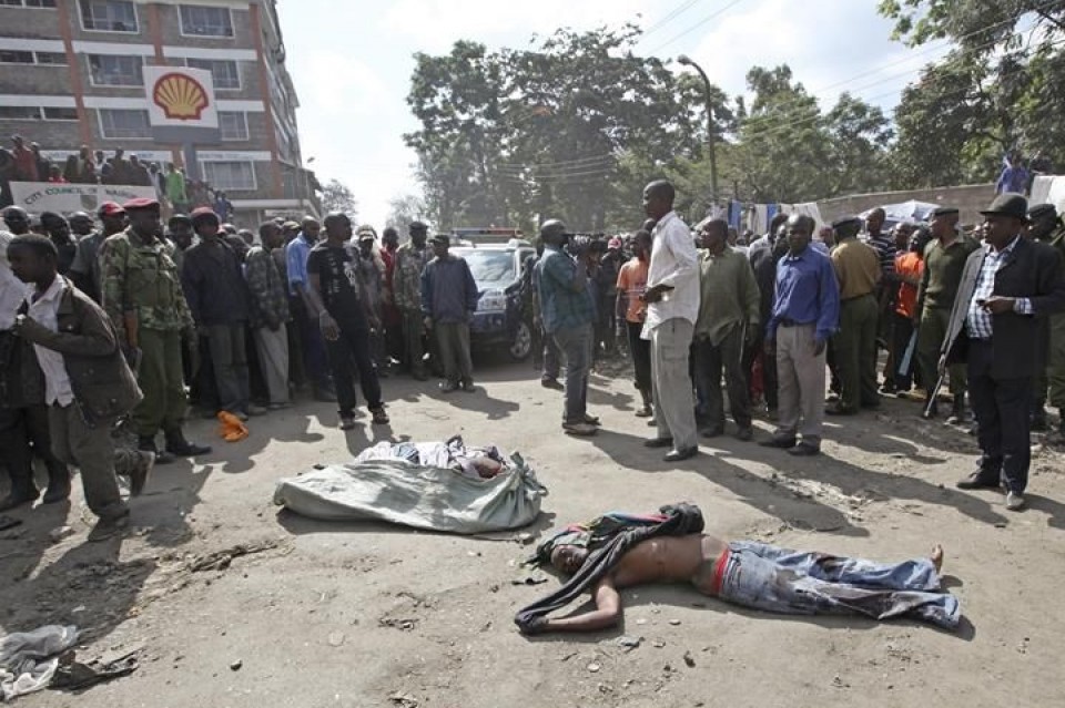 Imagen de un atentado en Nairobi. Foto: EFE
