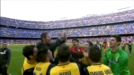 El Atlético Madrid se corona en el Camp Nou con el gol de Godín
