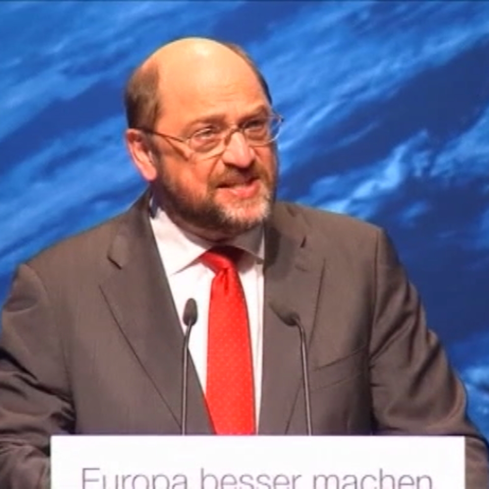 Martin Schulz Europako Alderdi Sozialistaren hautagaia. EFE