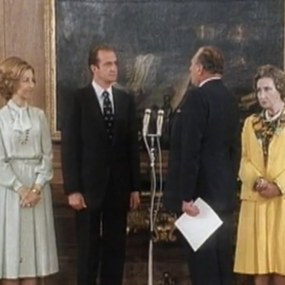 Juan Carlos llegó al trono en 1975