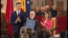 Tarsicio Azcona recibe el premio Príncipe de Viana