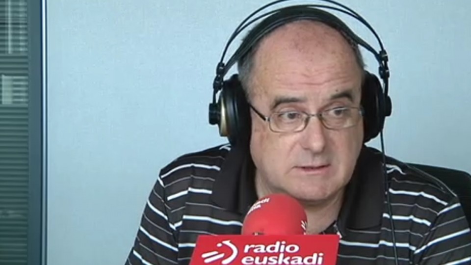 El líder jeltzale, durante la tertulia en Radio Euskadi. Foto: EiTB
