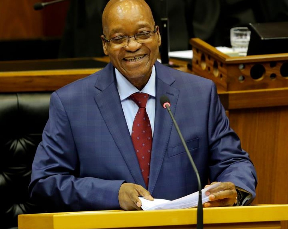 Jacob Zuma, Hegoafrikako presidentea. Irudia: EFE