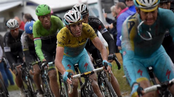 Nibali, del Astana, durante el pasado Tour de Francia. Efe.